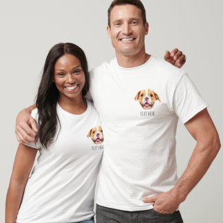 T-Shirt Drôle de Photo de Chat Chien Bébé Enfants 
