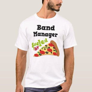 T-shirt (drôle) de pizza de directeur de bande