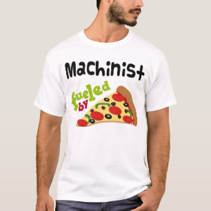 T-shirt (drôle) de pizza de machiniste