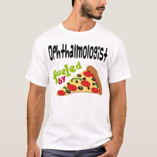 T-shirt (drôle) de pizza d'ophtalmologue