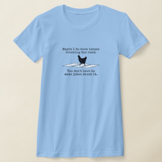 T-shirt drôle de plaisanterie de poulet (Poser)