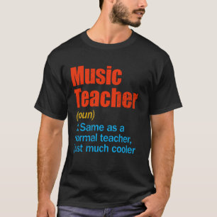 T-shirt Drôle de professeur de musique pour la rentrée sco