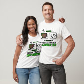 T-shirt drôle de programmeur convertisseur de café (Unisexe)