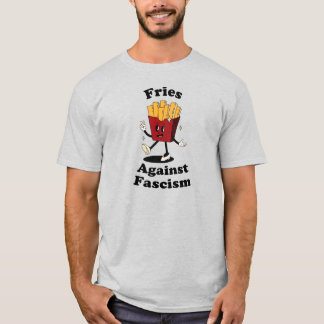 T-shirt drôle de protestation "Frites contre le fa
