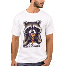 T-shirt drôle de Raton Laveur – « Voleur de Snack