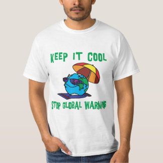 T-shirt drôle de réchauffement climatique d'arrêt