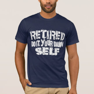 T-shirt drôle de retraite africaine américaine