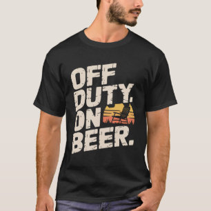 T-shirt Drôle de retraite Bière Retraité Jardin Pensionné