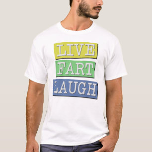 T-Shirt drôle de rire de pet en direct