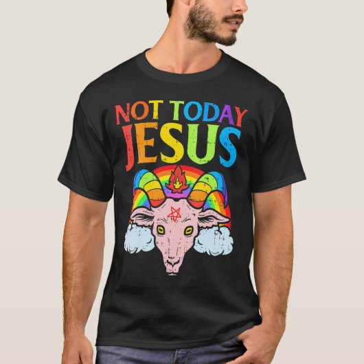 T-shirt Drôle De Rire Jésus Avec Crème De Glace Pour Aimer (Devant)
