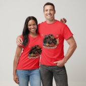 T-shirt drôle de roue de secours de camion monstre (Unisexe)