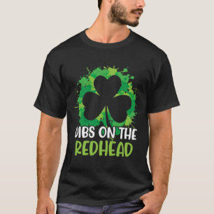 T-shirt Drôle de Saint-Patrick irlandais Shamrock Dibs sur