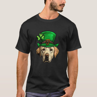 T-shirt Drôle de Saint-Patrick jour Retriever Labrador Jau