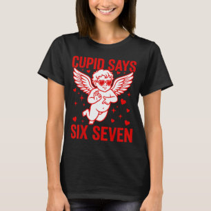 T-shirt Drôle de Saint-Valentin Cud dit six sept Meme fill
