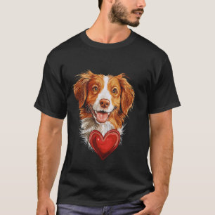 T-shirt Drôle de Saint-Valentin Nova Scotia Duck Tolling R