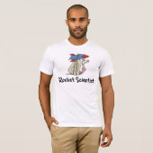 T-shirt drôle de scientifique de Rocket (Devant entier)
