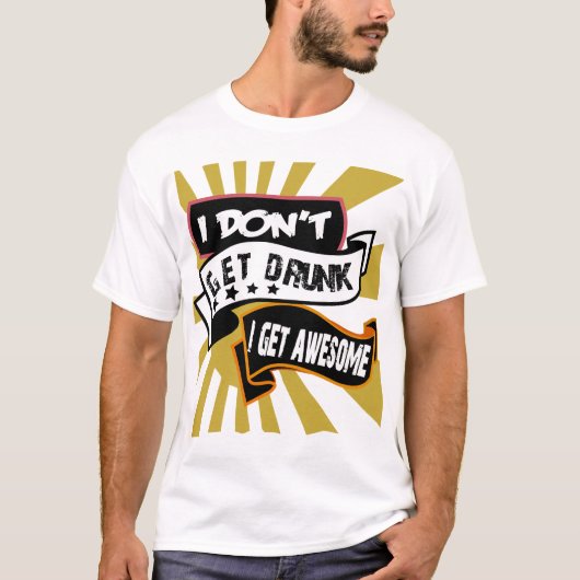 T-SHIRT DRÔLE DE SLOGAN, T-SHIRTS DRÔLES DE (Devant)