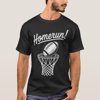 T-shirt Drôle de sport Homerun Football Basket-ball Baseba
