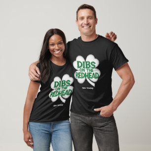 T-shirt Drôle de St. Patrick "Droit sur la Rousse"