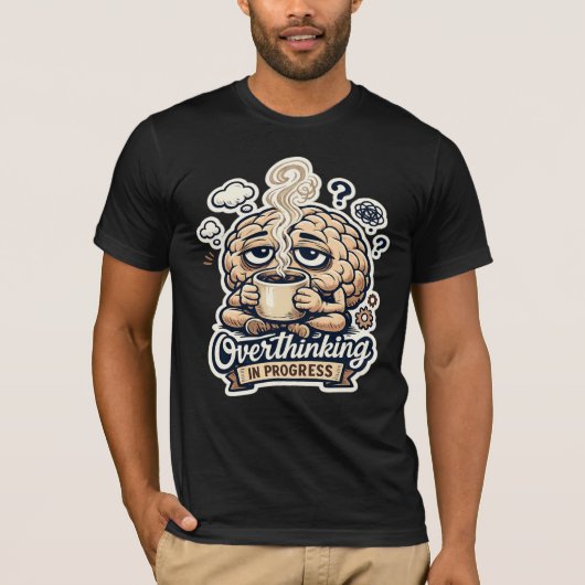 T-shirt drôle de suranalyse en cours | Relatable (Devant)