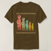 T-shirt Drôle de suricate (Design devant)