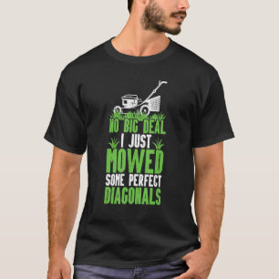 T-shirt Drôle de tonte de pelouse aménagement paysager ton