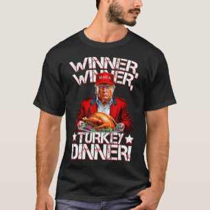 T-shirt Drôle de Trump gagnant gagnant Dîner de dinde Than