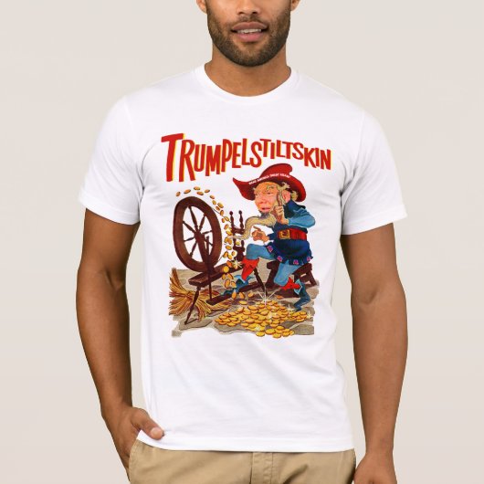 T-shirt drôle de Trumpelstiltskin Donald Trump (Devant)