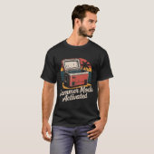 T-shirt drôle de vacances rétro Mode Été Activé (Devant entier)