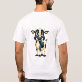 T-shirt drôle de vache Whatever (Dos)