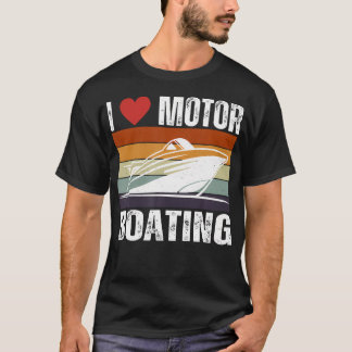 T-shirt Drôle de vie de marin Bateau à grande vitesse capi