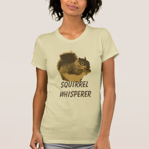T-shirt drôle de Whisperer d'écureuil