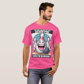 T-shirt Drôle de Wo Seven Pin Rieur Quand JE Joue au Bowli (Devant entier)