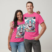T-shirt Drôle de Wo Seven Pin Rieur Quand JE Joue au Bowli (Unisexe)