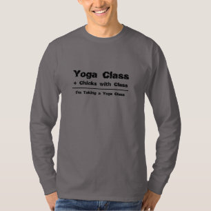 T-shirt drôle de yoga pour les hommes