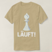 T-shirt Drôle d'échecs en course Dire pour les échecs Figu (Design devant)