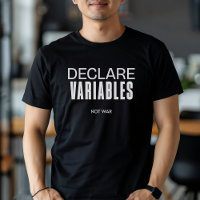 Drôle Déclare Variables Pas Programmeur Guerre