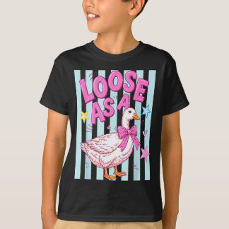 T-shirt Drôle décontracté comme une oie ambiance estivale