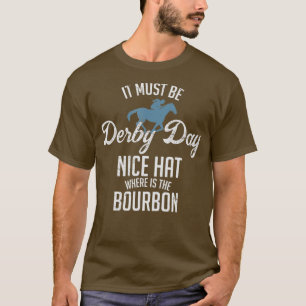 T-shirt Drôle Derby Day et menthe jupes Kentucky cheval ra