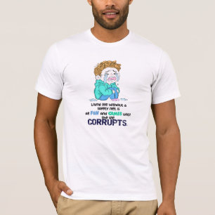T-shirt drôle d'erreur informatique fichier corrom