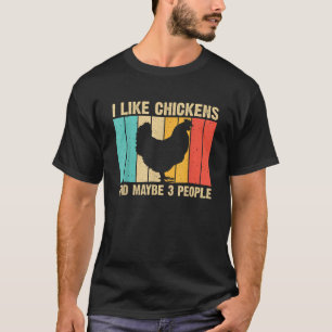 T-shirt Drôle Design de poulet Odeur de poulet Hommes Femm