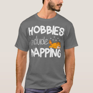 T-shirt Drôle Design mignon paresseux Hobbies Raccoon Incl