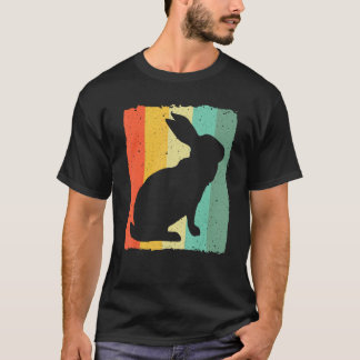 T-shirt Drôle Design Vintage Rabbit Pour Enfants Hommes Fe
