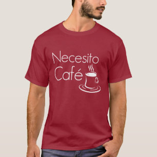 T-shirt drôle d'Espagnol d'amants de café de caf