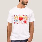 T-shirt Drôle dessin animé anges cadeau pour vous (Devant)