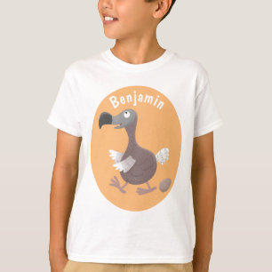 T-shirt Drôle dessin animé d'oiseau de dodo
