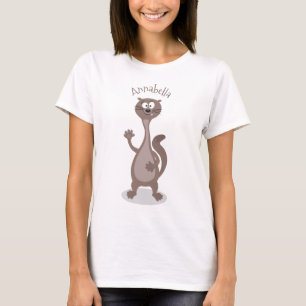 T-shirt Drôle dessin animé en toile