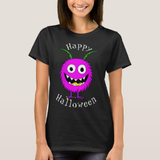 T-shirt Drôle, Dessin animé, Monstre, Joyeux Halloween