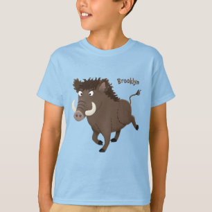 T-shirt Drôle dessin humoristique de rasoir de sanglier