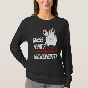 T-shirt Drôle Devinez Ce Beurre De Poulet Drôle Poulet De